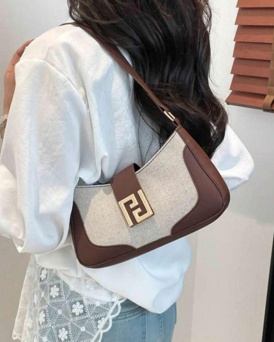 Cross body large capacity shoulder bag