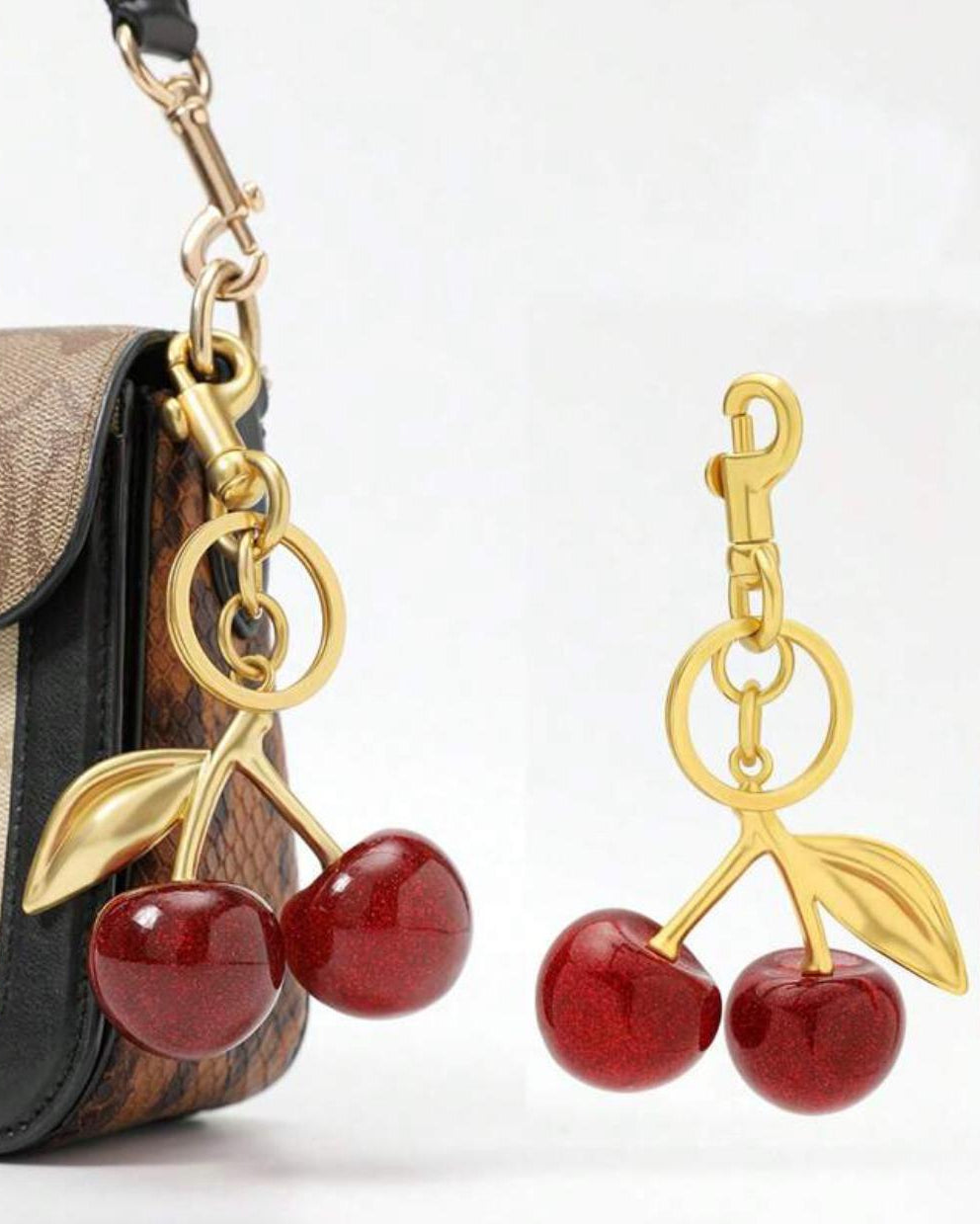 Cherry pendant new large keychain