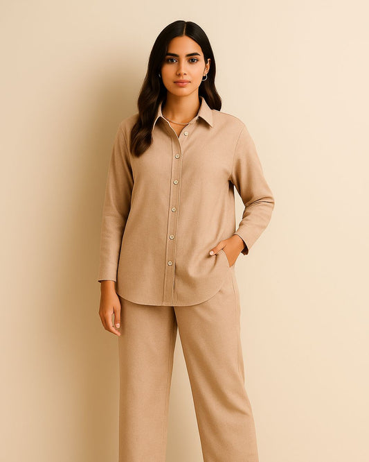 Button-down Coord Set
