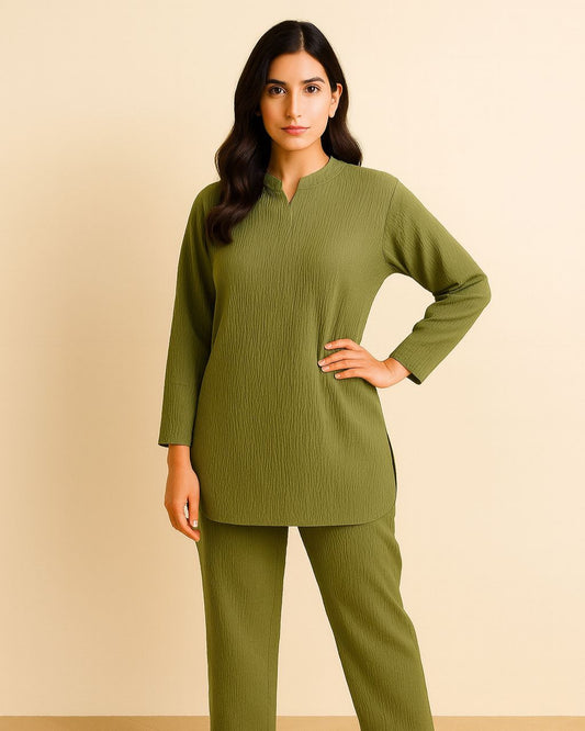 Olive Green Signature Coord Set
